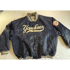 Vintage PUMA New York Yankees Bomber Jacket 2XL MLB Genuine